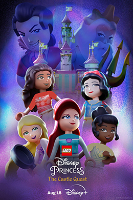  انیمیشن LEGO Disney Princess: The Castle Quest (2023) با زیرنویس انگلیسی
